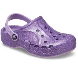 CROCS Kids Sparkly Water Shoes - Lavender
